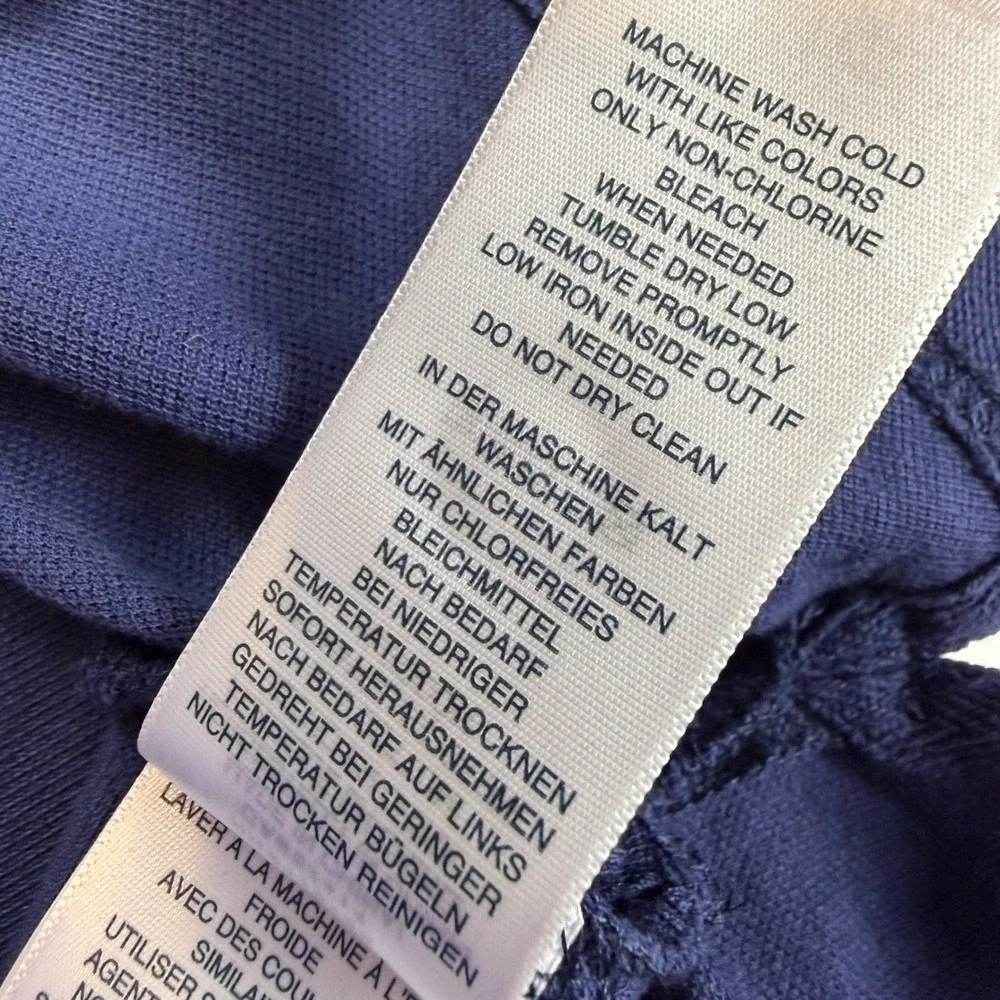 True Religion Polo Shirt Mens M Blue Branded Collar SS Polo Style 106602 NWT